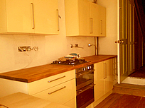 A newly fitted kitchen